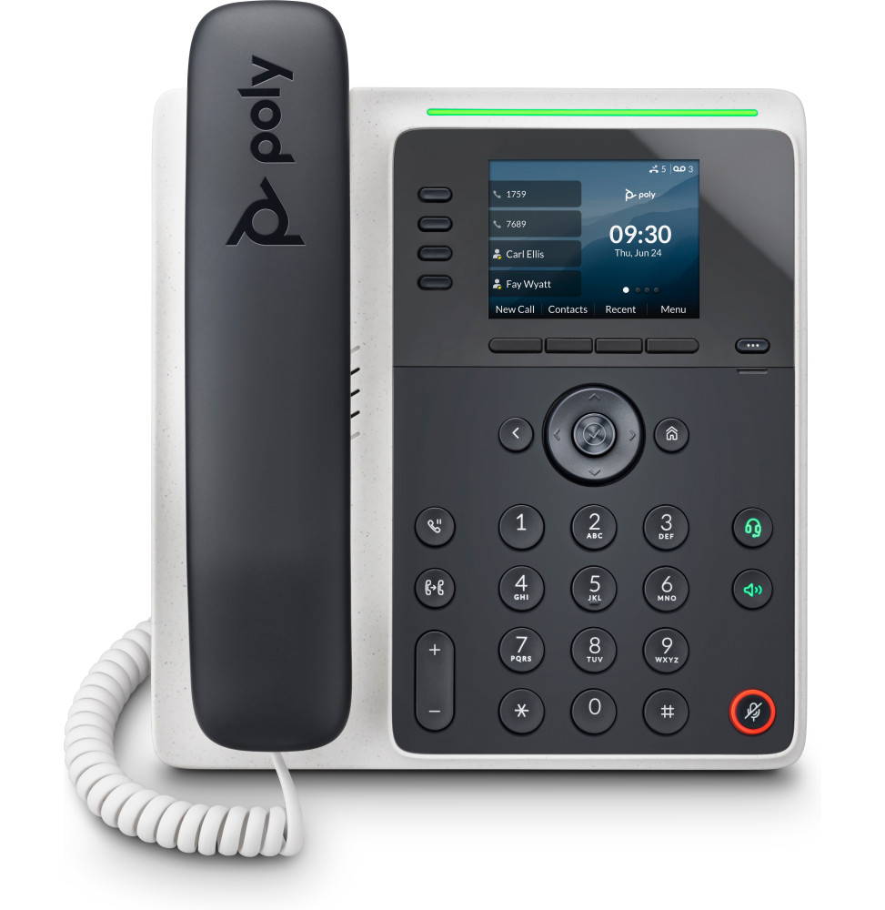 POLY Téléphone IP Edge E220 compatible PoE Téléphone IP Poly Edge E220 compatible PoE  (82M87AA)