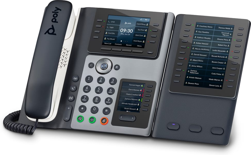 POLY Téléphone IP Edge E400 compatible PoE Téléphone IP Poly Edge E400 compatible PoE  (82M93AA) — image 2