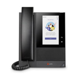 POLY Téléphone multimédia professionnel CCX 400 pour Microsoft Teams et compatible PoE (848Z8AA)