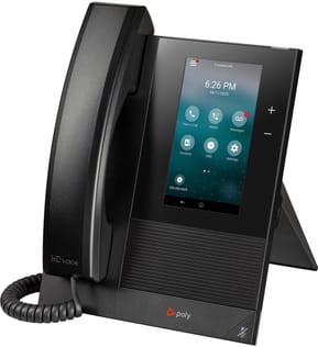 POLY Téléphone multimédia professionnel CCX 400 avec Open SIP et compatible PoE (849A1AA) — image 2