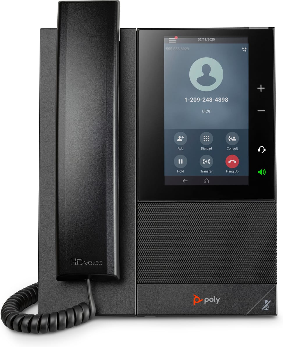 POLY Téléphone multimédia professionnel CCX 505 avec Open SIP et compatible PoE (82Z82AA) — image 4