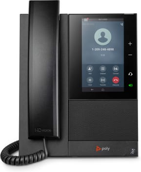 POLY Téléphone multimédia professionnel CCX 505 avec Open SIP et compatible PoE (82Z82AA) — image 4