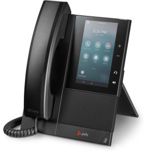POLY Téléphone multimédia professionnel CCX 505 avec Open SIP et compatible PoE (82Z82AA)