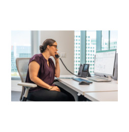 POLY Téléphone multimédia professionnel CCX 505 avec Open SIP et compatible PoE (82Z82AA)