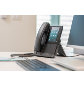 POLY Téléphone multimédia professionnel CCX 505 avec Open SIP et compatible PoE (82Z82AA)