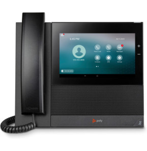 POLY Téléphone multimédia professionnel CCX 600 avec Open SIP et compatible PoE (82Z85AA)