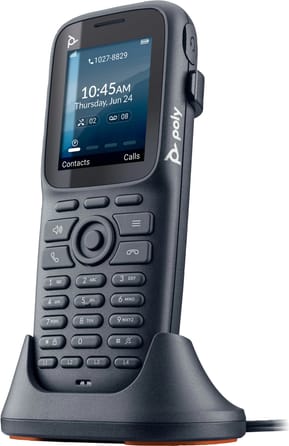POLY Station de base DECT mono-cellule Rove 20 1 880-1 900 MHz B1 et kit combiné téléphone 20 (8F3E3AA)