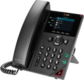 POLY Téléphone IP VVX 250 à 4 lignes et compatible PoE Téléphone IP Poly VVX 250 à 4 lignes et compatible PoE (89B62AA) — image 2