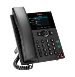 POLY Téléphone IP VVX 250 à 4 lignes et compatible PoE Téléphone IP Poly VVX 250 à 4 lignes et compatible PoE  (89B62AA)