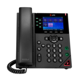 POLY Téléphone IP OBi VVX 350 à 6 lignes et compatible PoE (89B59AA)