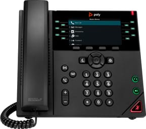 POLY Téléphone IP VVX 450 à 12 lignes et compatible PoE (8B1L7AA)