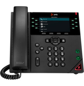 POLY Téléphone IP VVX 450 à 12 lignes et compatible PoE (8B1L7AA)