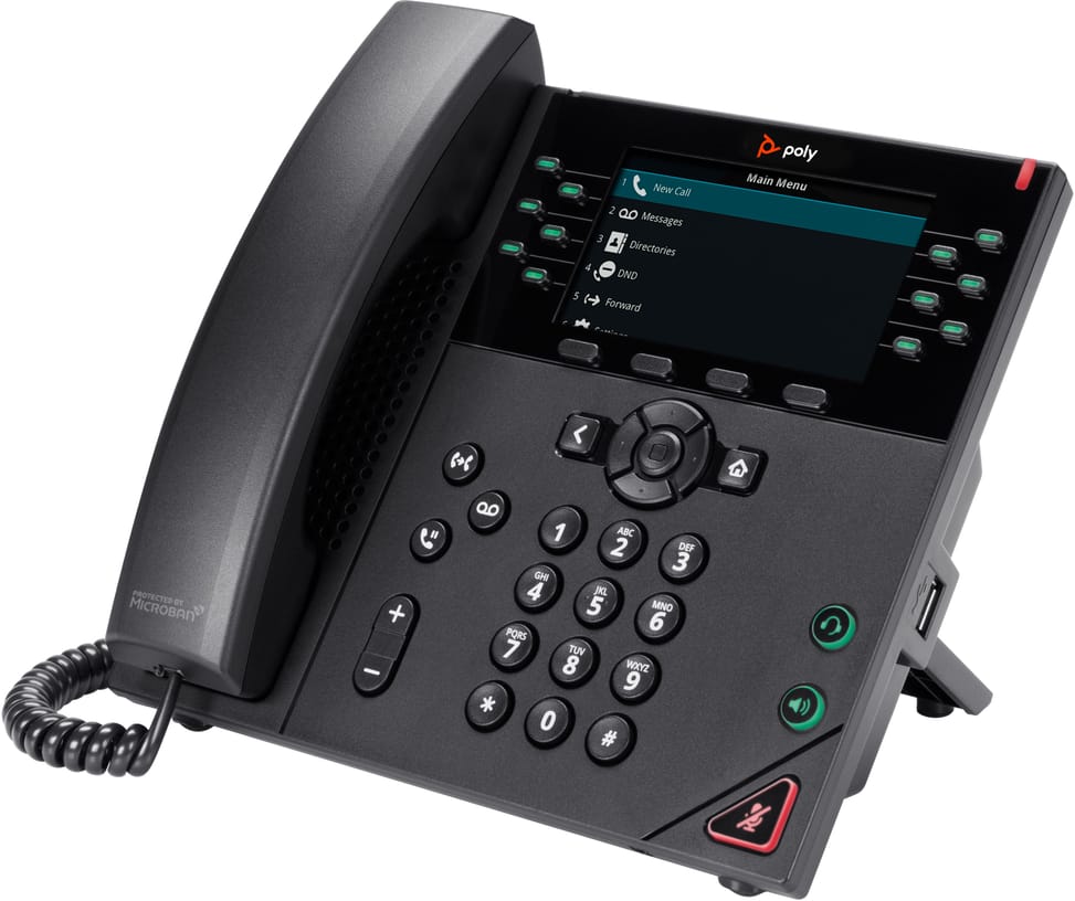POLY Téléphone IP VVX 450 à 12 lignes et compatible PoE (8B1L7AA) — image 2