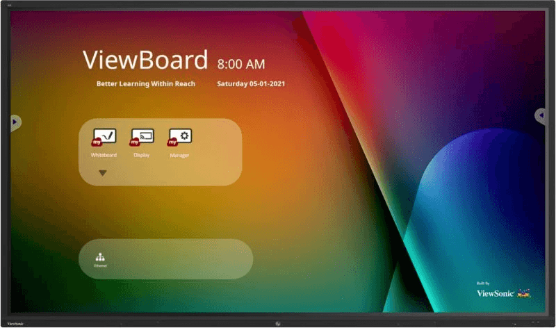 Écran Tactile d'affichage interactif Viewsonic ViewBoard® 98" 4K (IFP9850-4) — image 1