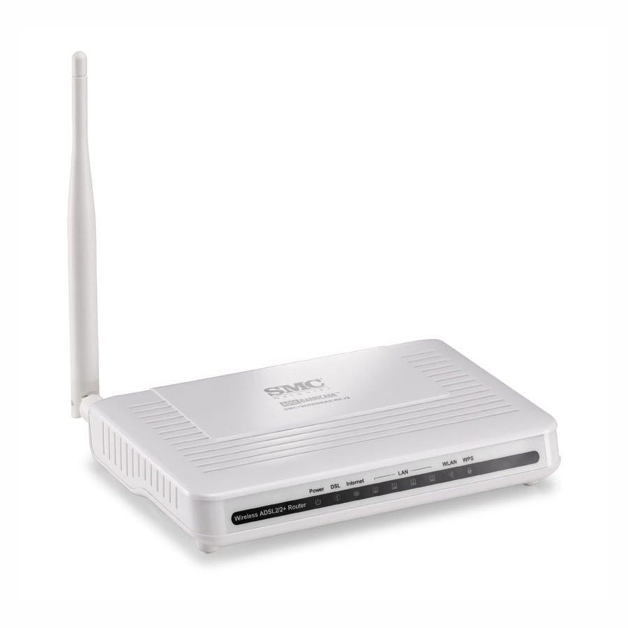 Routeur Wi-Fi SMC 4-Port ADSL2+ 11n 1x1 — image 1