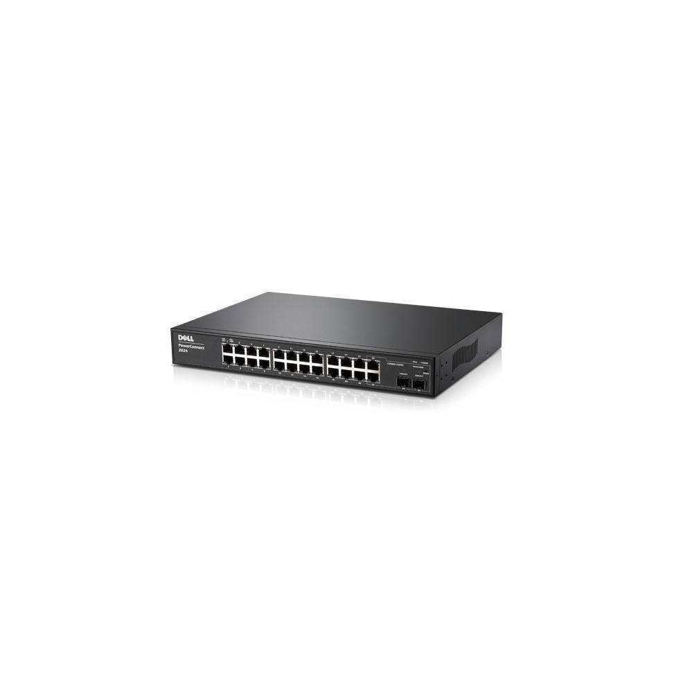 Switch Dell Powerconnect 2824 24p Gigabit + 2x Sfp Gerenciavél