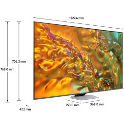 Téléviseur Samsung 55" QLED Q80D 4K série 8 + Récepteur intégré (QA55Q80DAUXMV)