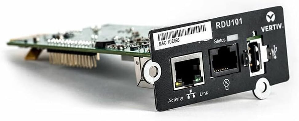 Carte Réseau Vertiv Liebert IntelliSlot - SNMP (RDU101) — image 1
