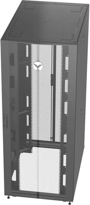 Armoire Vertiv™ VR 42U 19P 800x1200mm avec porte avant à ouverture (VR3350) — image 2