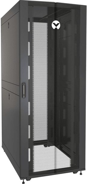 Armoire Vertiv™ VR 42U 19P 800x1200mm avec porte avant à ouverture (VR3350)