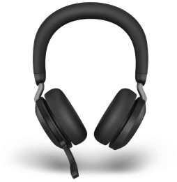 Micro-casque sans fil Jabra Evolve2 75 USB-A UC avec socle de recharge - Noir (27599-989-989)