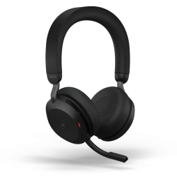 Micro-casque sans fil Jabra Evolve2 75 USB-A UC avec socle de recharge - Noir (27599-989-989)