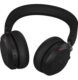 Micro-casque sans fil Jabra Evolve2 75 USB-A UC avec socle de recharge - Noir (27599-989-989)