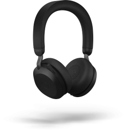 Micro-casque sans fil Jabra Evolve2 75 USB-A UC avec socle de recharge - Noir (27599-989-989)