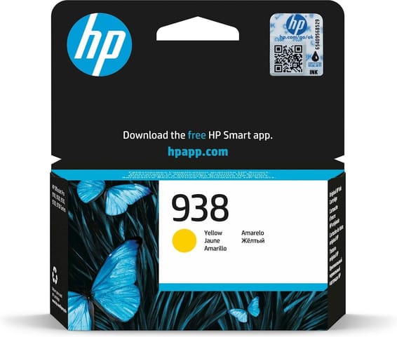 HP 938 Jaune - Cartouche d'encre HP d'origine (4S6X7PE)