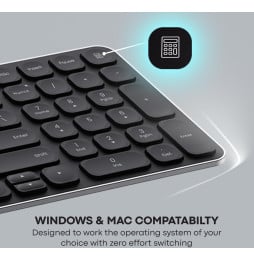 Ensemble sans fil souris + clavier Rapoo 9320M (AZERTY Français)