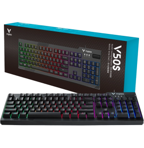 Clavier gaming rétroéclairé Rapoo V50S - AZERTY