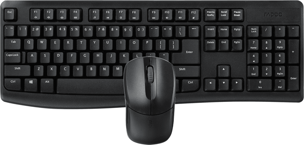 Rapoo X1800PRO Wireless Mouse + Keyboard Combo (French AZERTY) — image 1