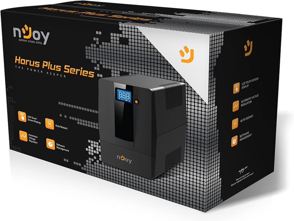 Onduleur Line-interactive nJoy Horus Plus 2000 - 1200W / 2000 VA - 4 prises FR (PWUP-LI200H1-AZ) — image 6