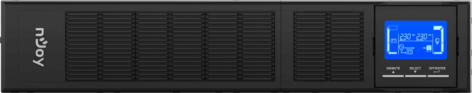 جهاز UPS On-Line nJoy Balder 3000 - 3000 W / 3000 VA - 8 مقابس C13 + 1 مقبس C19 (PWUP-OL300BA-AZ) — صورة 1