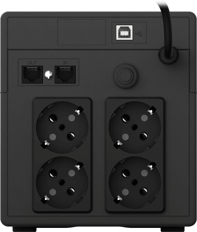 nJoy Cadu 1000 Line-Interactive UPS - 600 W / 1000 VA - 4 FR outlets (UPCMTLS610HCAAZ) — image 2