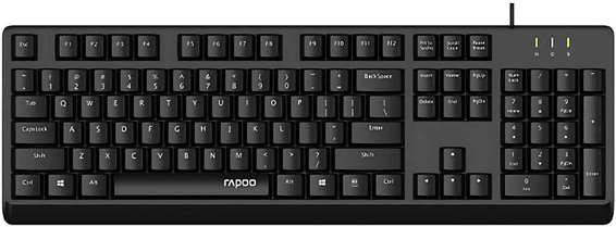 Clavier filaire Rapoo NK1900 (AZERTY, Français)