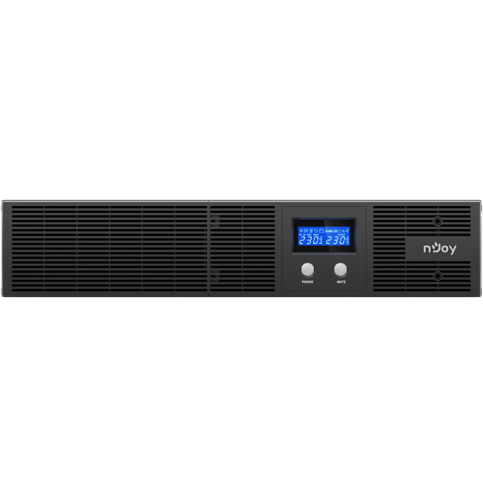 Onduleur rackable Line-interactive nJoy Argus 1200 - 720 W / 1200 VA - 4 prises IEC C13 (UPLI-LI120AG-CG)