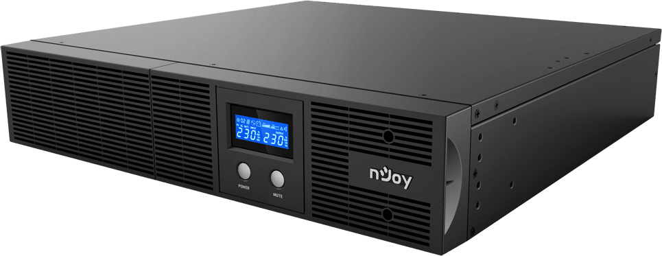 جهاز UPS تفاعلي خطي قابل للتثبيت في الرف nJoy Argus 1200 - 720 W / 1200 VA - 4 مقابس IEC C13 (UPLI-LI120AG-CG) — صورة 4