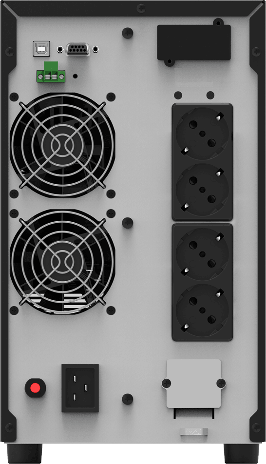 nJoy Echo Pro 3000 Online UPS - 2400 W / 3000 VA - 4 FR outlets (UPOL-OL300EP-CG) — image 2