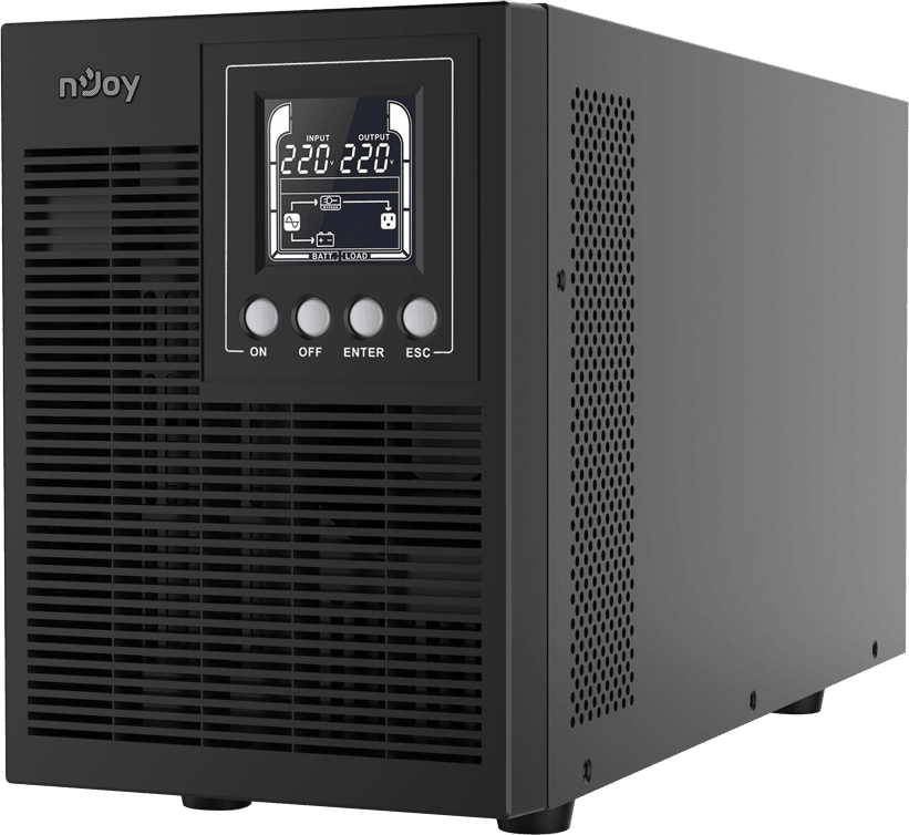 جهاز UPS تحويل مزدوج (On-line) nJoy Echo Pro 2000 - 1600 W / 2000 VA - 4 مقابس FR (UPOL-OL200EP-CG) — صورة 3