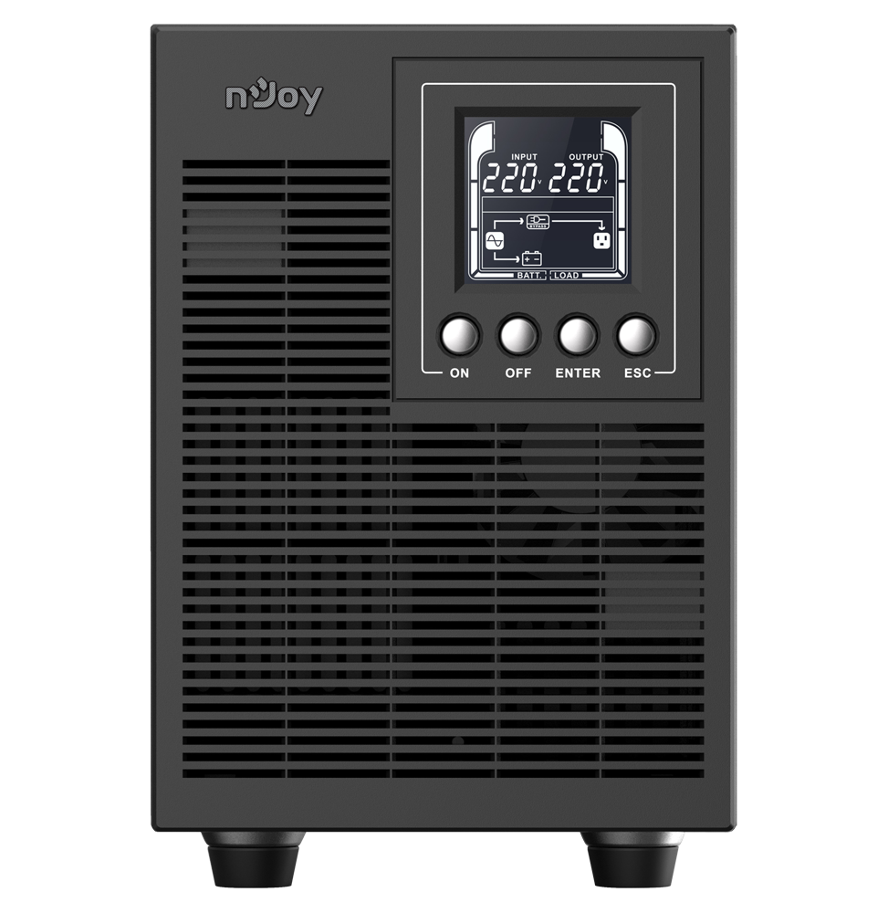 Onduleur On-line nJoy Echo Pro 2000 - 1600 W / 2000 VA - 4 prises FR (UPOL-OL200EP-CG)