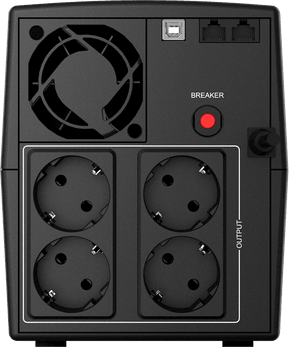 Onduleur Line-interactive nJoy Keen 2000 USB - 1200 W / 2000 VA - 4 prises FR (UPLI-LI200KU-CG) — image 2