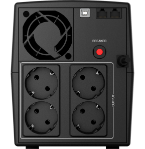 Onduleur Line-interactive nJoy Keen 2000 USB - 1200 W / 2000 VA - 4 prises FR (UPLI-LI200KU-CG)