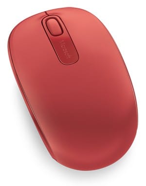 Souris Microsoft Wireless Mobile Mouse 1850 - Rouge (U7Z-00034) — image 1