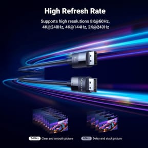 Câble Ugreen DisplayPort 1.4 Mâle vers Mâle 8K - 1 mètre (80390) — image 3