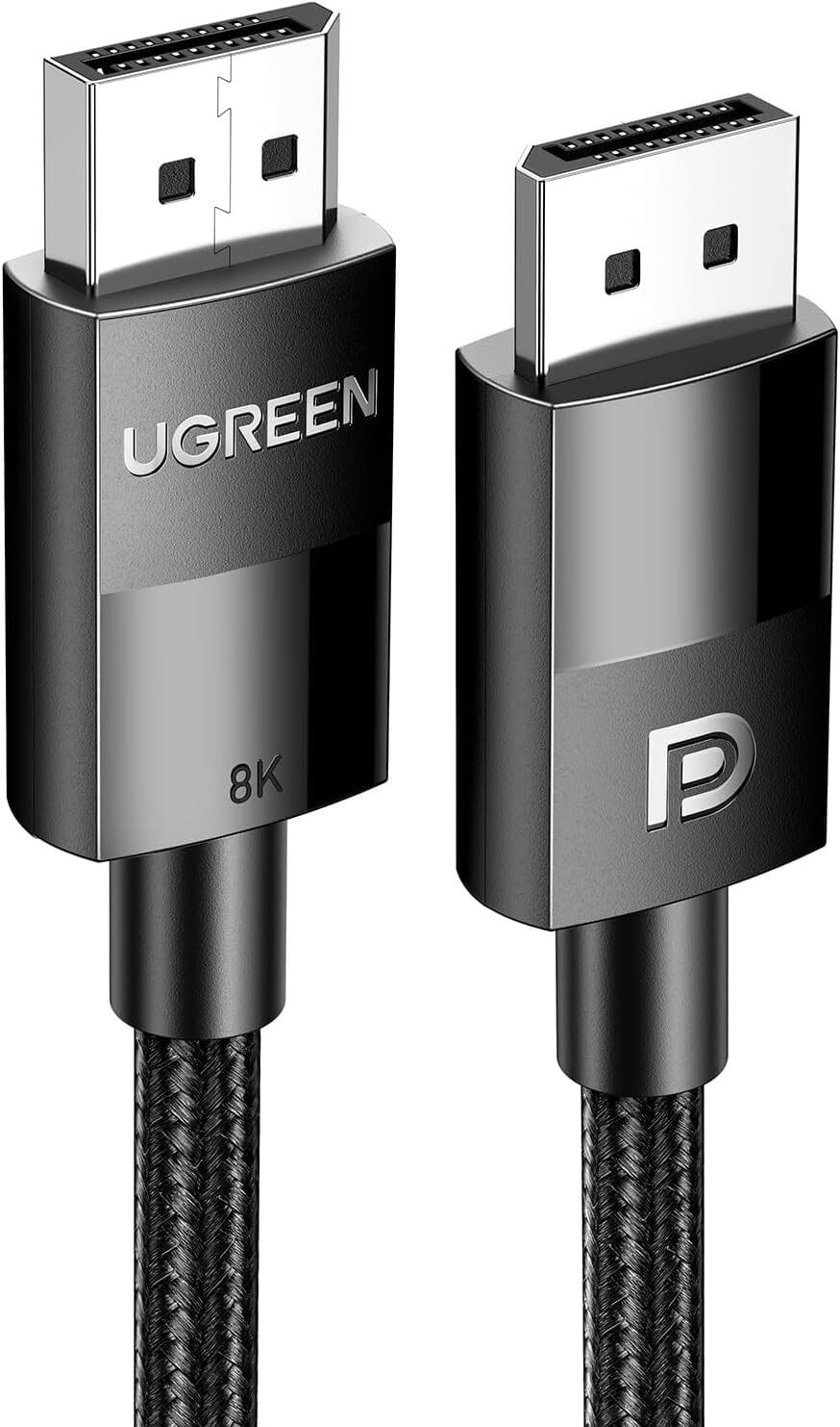 Ugreen DisplayPort 1.4 Male to Male 8K Cable - 1 metre (80390) — image 1