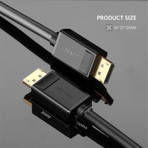 Câble Ugreen DisplayPort 1.2 Mâle vers Mâle - 5 mètres (10213) — image 4