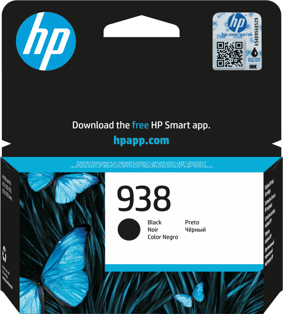 HP 938 Black - Original HP Ink Cartridge (4S6X8PE) — image 1