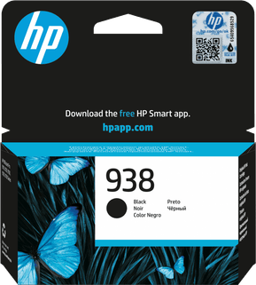 HP 938 Noir - Cartouche d'encre HP d'origine (4S6X8PE)