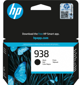 HP 938 Noir - Cartouche d'encre HP d'origine (4S6X8PE)